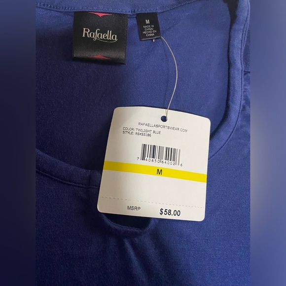 NWT Raffaella TUNIC TOP MEDIUM - Picture 5 of 5